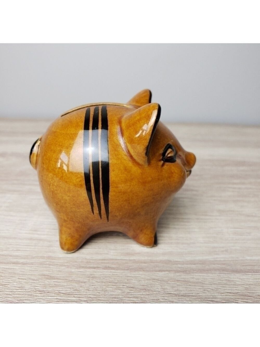 Vintage Mini Handpainted Piggy Bank - Picture 4 of 11